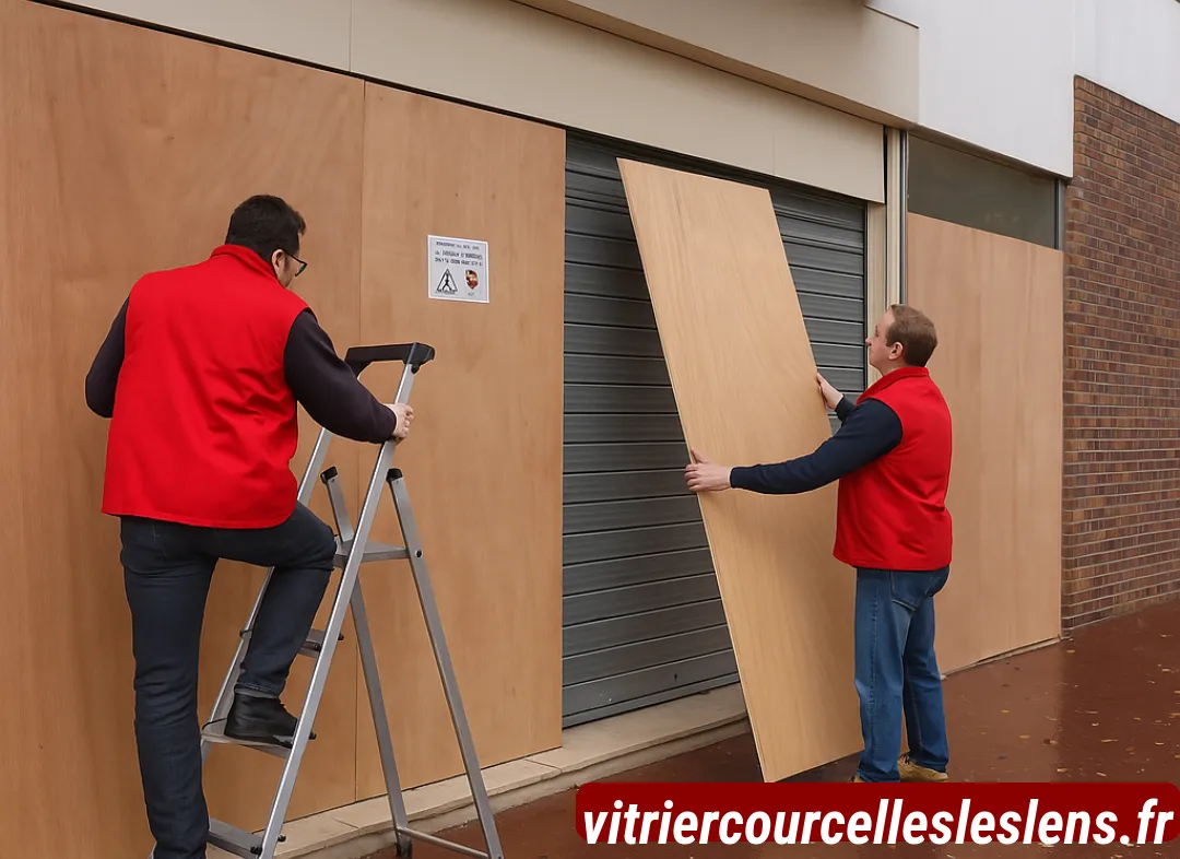 Mise en sécurité fermeture provisoire Courcelles-lès-Lens